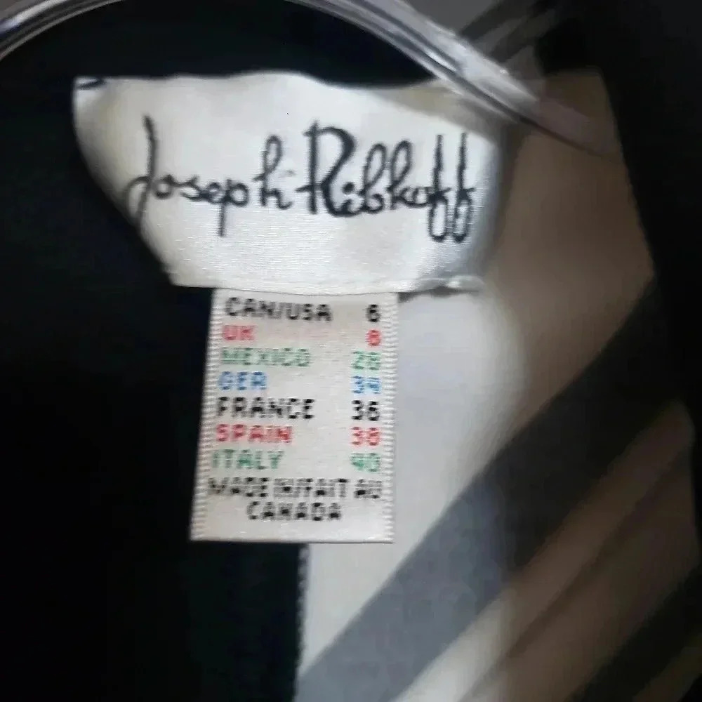 Joseph Ribkoff Swirl Zip Front Jacket - Picture 5 of 5